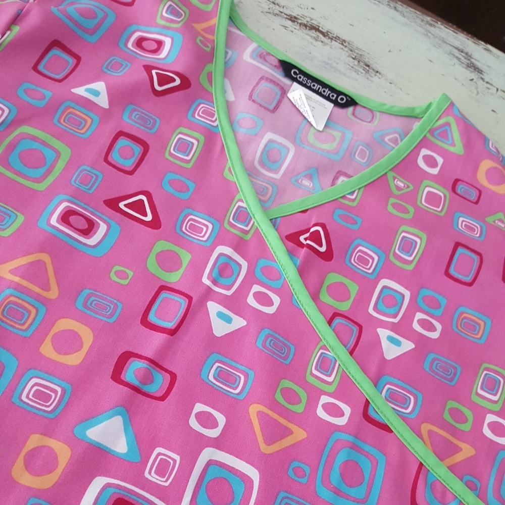 Pink Geometric Shape Design by Cassandra Small